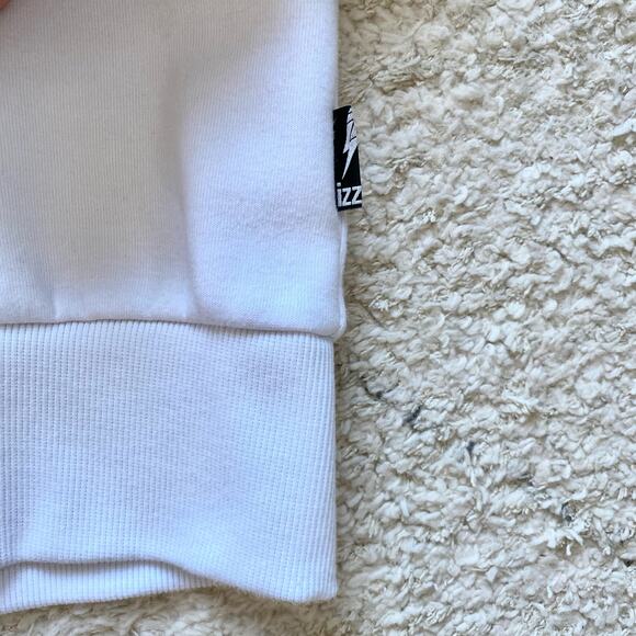IZZUE White Crewneck Sweatshirt Size 4 - Picture 8 of 9